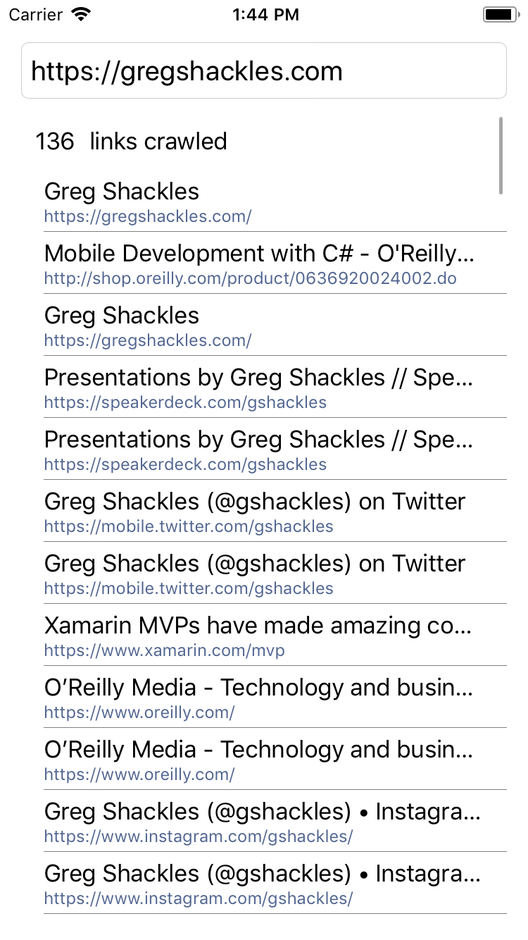 iOS app scraping my site